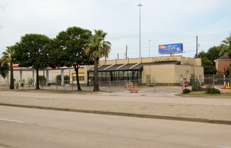 Exxon Gas Station with McDonald's, 11035 Katy Fwy., Wilchester, Houston