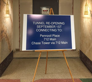 Capitol Tower Tunnel Reopening