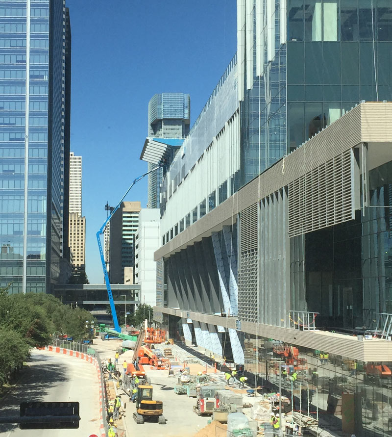 October 2016 look around Discovery Green and George R. Brown Convention Center, 1001 Avenida De Las Americas, Downtown, Houston, 77010 