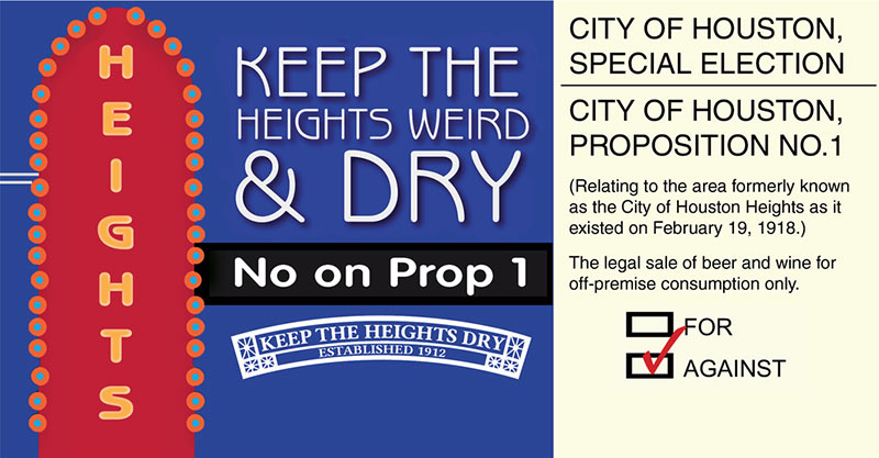 Keep Heights Dry Poster