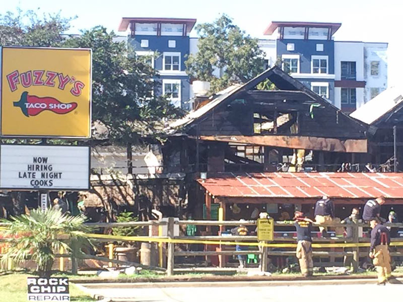Burned Fuzzy's Tacos, 138 W. Gray St., Fourth Ward, Houston, 77019