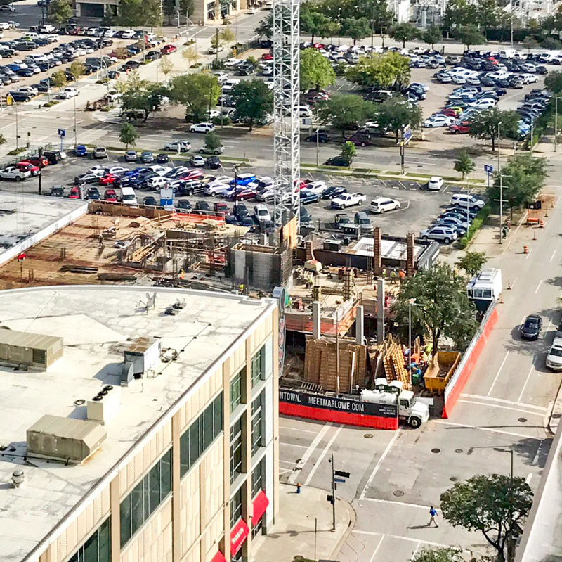 Marlowe Condo Tower site, 1311 Polk St., Downtown, Houston, 77002