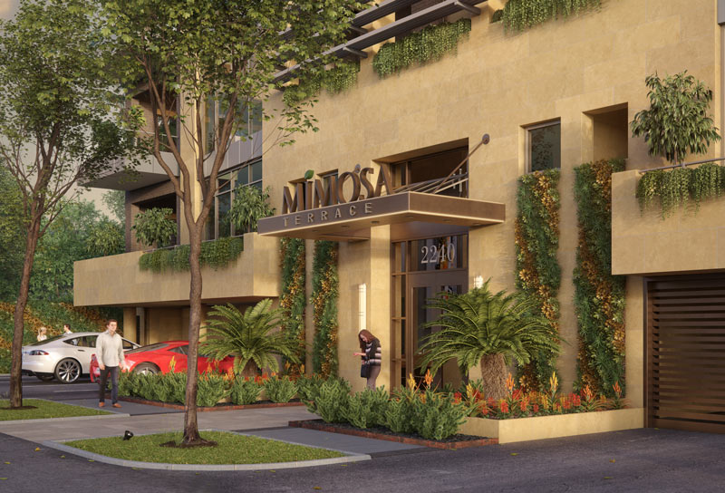 Rendering of Mimosa Terrace, 2240 Mimosa Dr., Avalon Place, Houston, 77019