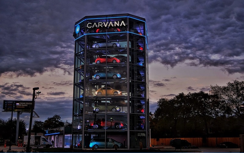 Carvana vending machine, 10939 Katy Fwy., Memorial, Houston, 77079