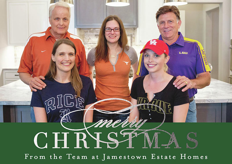 Holiday Card from Jamestown Estate Homes