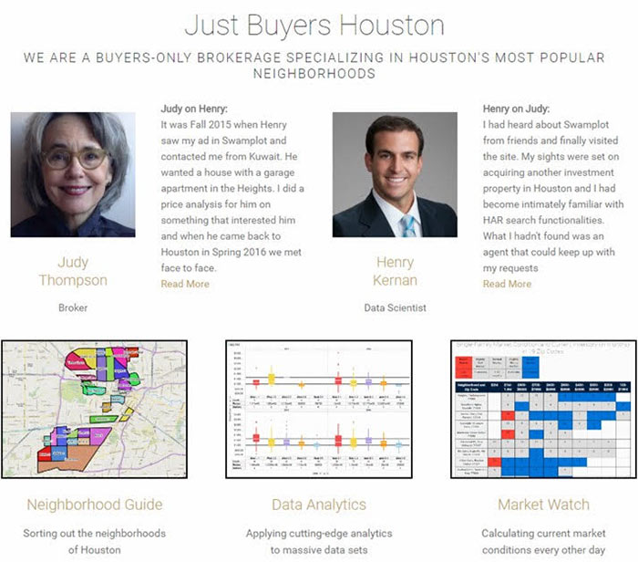Just Buyers Houston Website