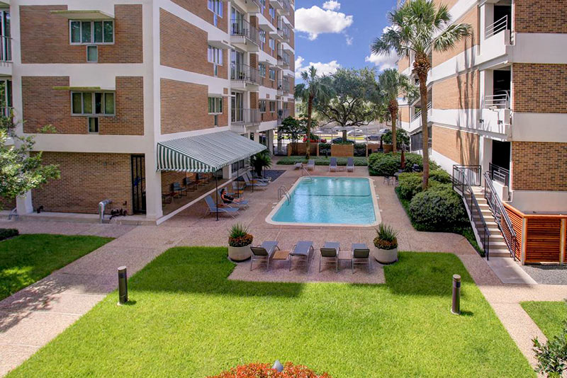 Pool, Parc V Condominiums, 3600 Montrose Blvd., Montrose, Houston