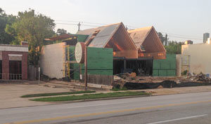 Construction in August on Paul Qui's Aqui, 520 Westheimer Rd., Montrose, Houston, 77006