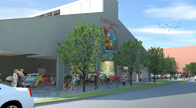 Saint Arnold Brewing Company Expansion renderings, 2104 Lyons Ave., Near Northside, Houston, 77020