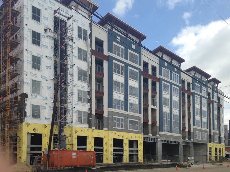 Dolce Living Midtown construction, 180 W. Gray St., Midtown/Fourth Ward, Houston, 77019