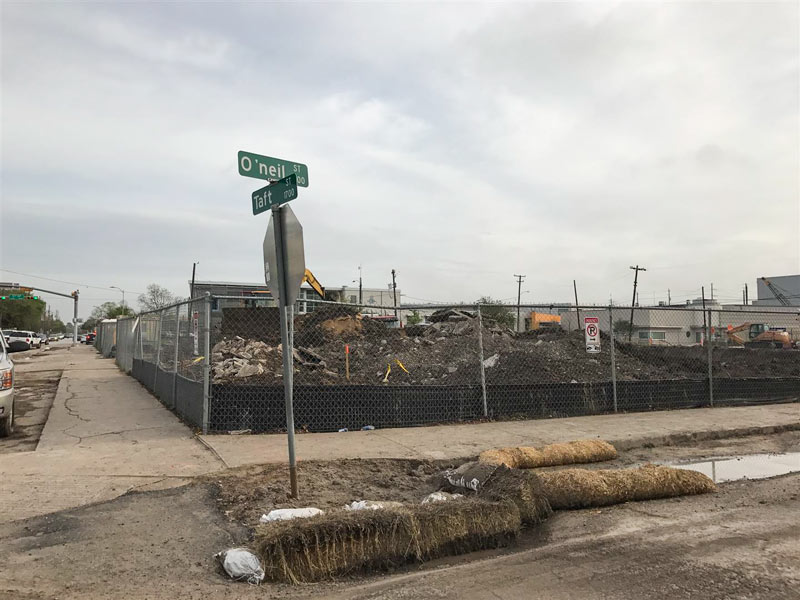 construction at 299 W. Gray St., North Montrose, Houston, 77019