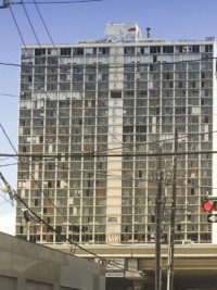 Former Holiday Inn, Days Inn, and Heaven on Earth Plaza Hotel, 801 St. Joseph Pkwy. at Travis St., Downtown Houston